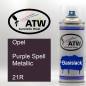 Preview: Opel, Purple Spell Metallic, 21R: 400ml Sprühdose, von ATW Autoteile West.